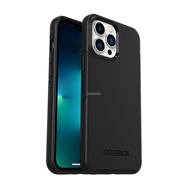 Чехол OtterBox для iPhone 13 Pro Max - Symmetry+ Antimicrobial with MagSafe - Black - 77-83600