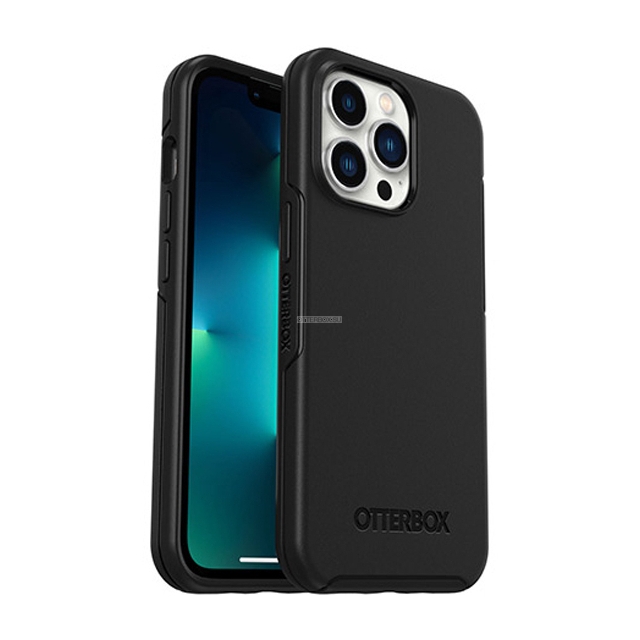 Чехол OtterBox для iPhone 13 Pro - Symmetry+ Antimicrobial with MagSafe - Black - 77-83588