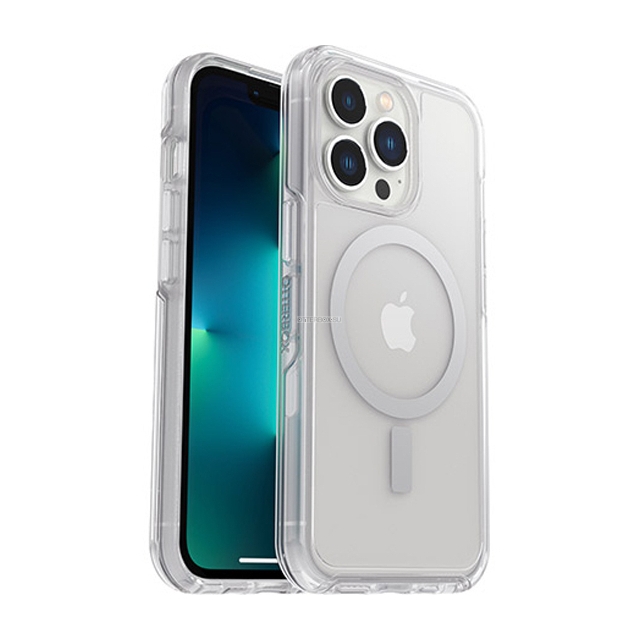 Чехол OtterBox для iPhone 13 Pro - Symmetry+ Clear Antimicrobial for MagSafe - Clear - 77-83638