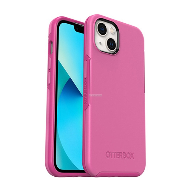 Чехол OtterBox для iPhone 13 - Symmetry+ Antimicrobial with MagSafe - Strawberry Pink - 77-85619