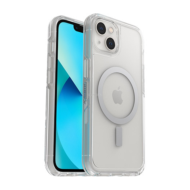 Чехол OtterBox для iPhone 13 - Symmetry+ Clear Antimicrobial for MagSafe - Clear - 77-85644