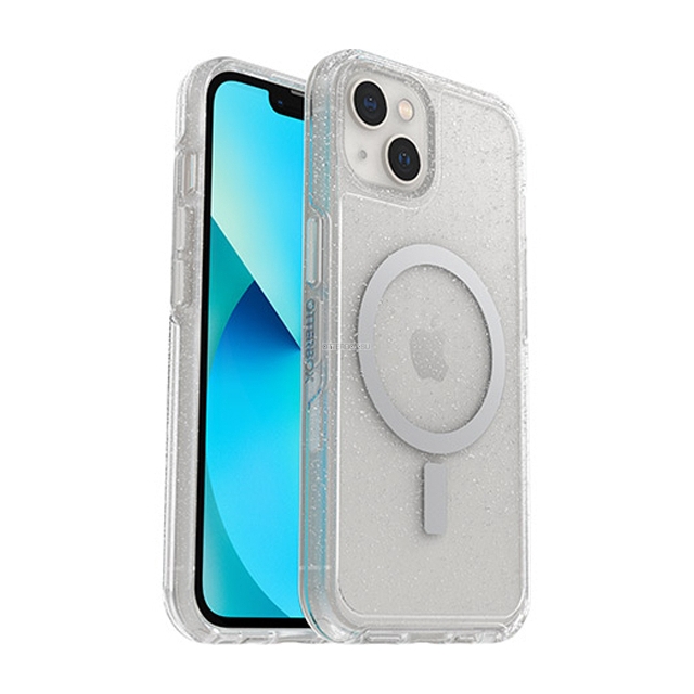 Чехол OtterBox для iPhone 13 - Symmetry+ Clear Antimicrobial for MagSafe - Stardust 2.0 - 77-85648