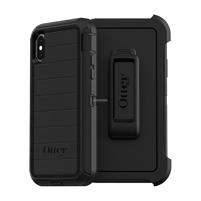 Противоударный чехол OtterBox для iPhone XS / X - Defender Pro - Black - 77-60712