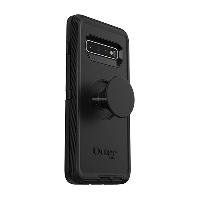 Противоударный чехол OtterBox для Galaxy S10 - Otter + Pop Defender - Black - 77-61823