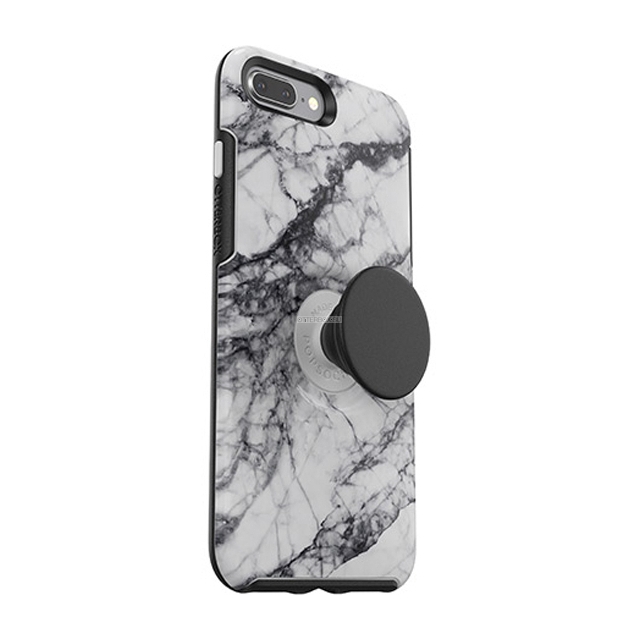 Чехол OtterBox для iPhone 8 Plus / 7 Plus - Otter + Pop Symmetry - White Marble Graphic - 77-61711
