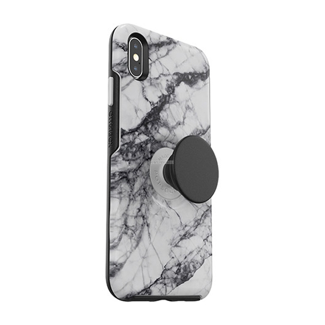 Чехол OtterBox для iPhone XS Max - Otter + Pop Symmetry - White Marble Graphic - 77-61747