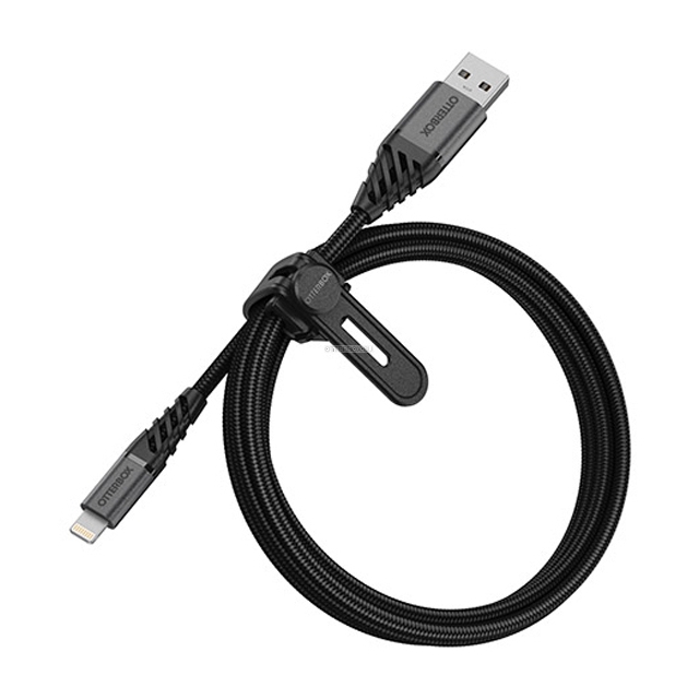 Кабель OtterBox - Lightning - USB-A Cable - Premium - Dark Ash Black - 1м - 78-52643