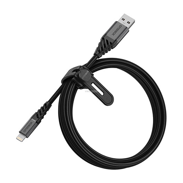 Кабель OtterBox - Lightning - USB-A Cable - Premium - Dark Ash Black - 2м - 78-52644