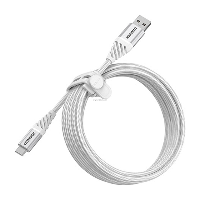 Кабель OtterBox - USB-A - USB-C Cable - Premium - Cloud White - 3м - 78-52669