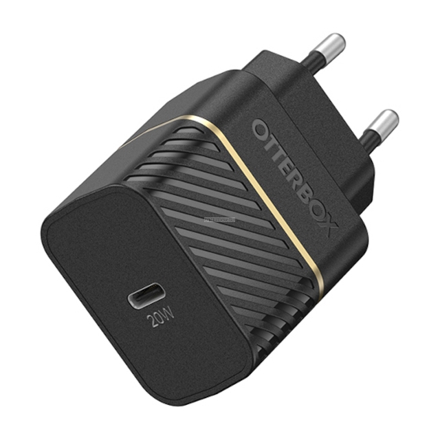 Зарядное устройство OtterBox - USB-C Fast Charge Wall Charger 20W - Black Shimmer - 78-80348