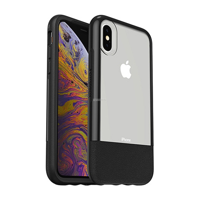 Чехол OtterBox для iPhone XS - Statement - Black (Leather) - 77-60371