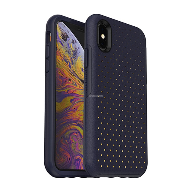 Чехол OtterBox для iPhone XS - Statement Moderne - Midnight Polka - 77-60342