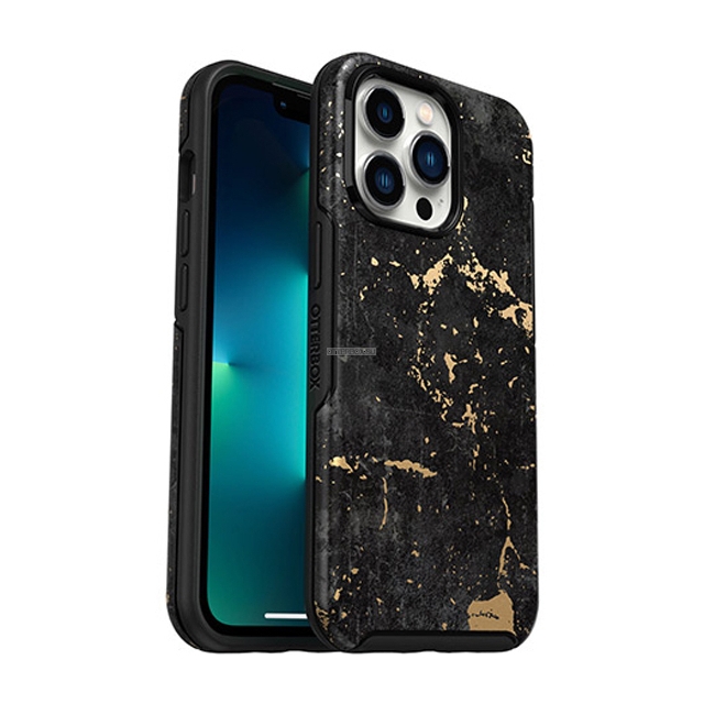 Чехол OtterBox для iPhone 13 Pro - Symmetry - Enigma Graphic (Black/Gold) - 77-84981