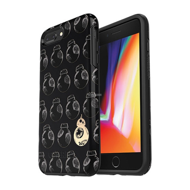 Чехол OtterBox для iPhone 8 Plus / 7 Plus - Symmetry Galactic Collection - Gold BB-8 Graphic - 77-57772