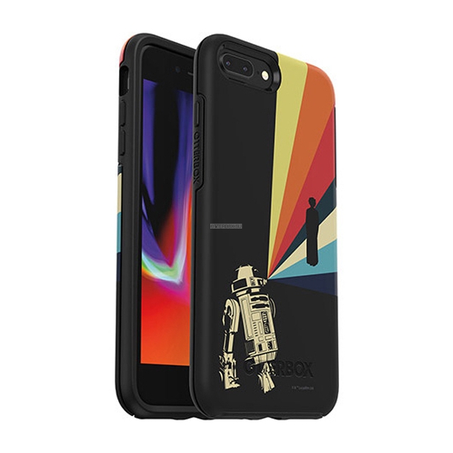 Чехол OtterBox для iPhone 8 Plus / 7 Plus - Symmetry Galactic Collection - Stolen Plans (R2D2) Graphic - 77-61146