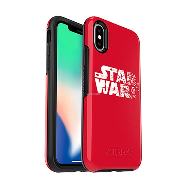 Чехол OtterBox для iPhone XS / X - Symmetry Galactic Collection - Resistance Red Graphic - 77-58403